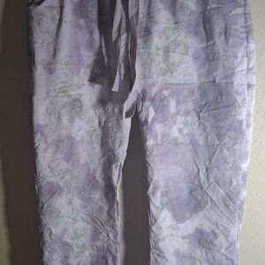 Women's Straight Leg Jeans in Light Purple Size S MADE IN ITALY. 260752